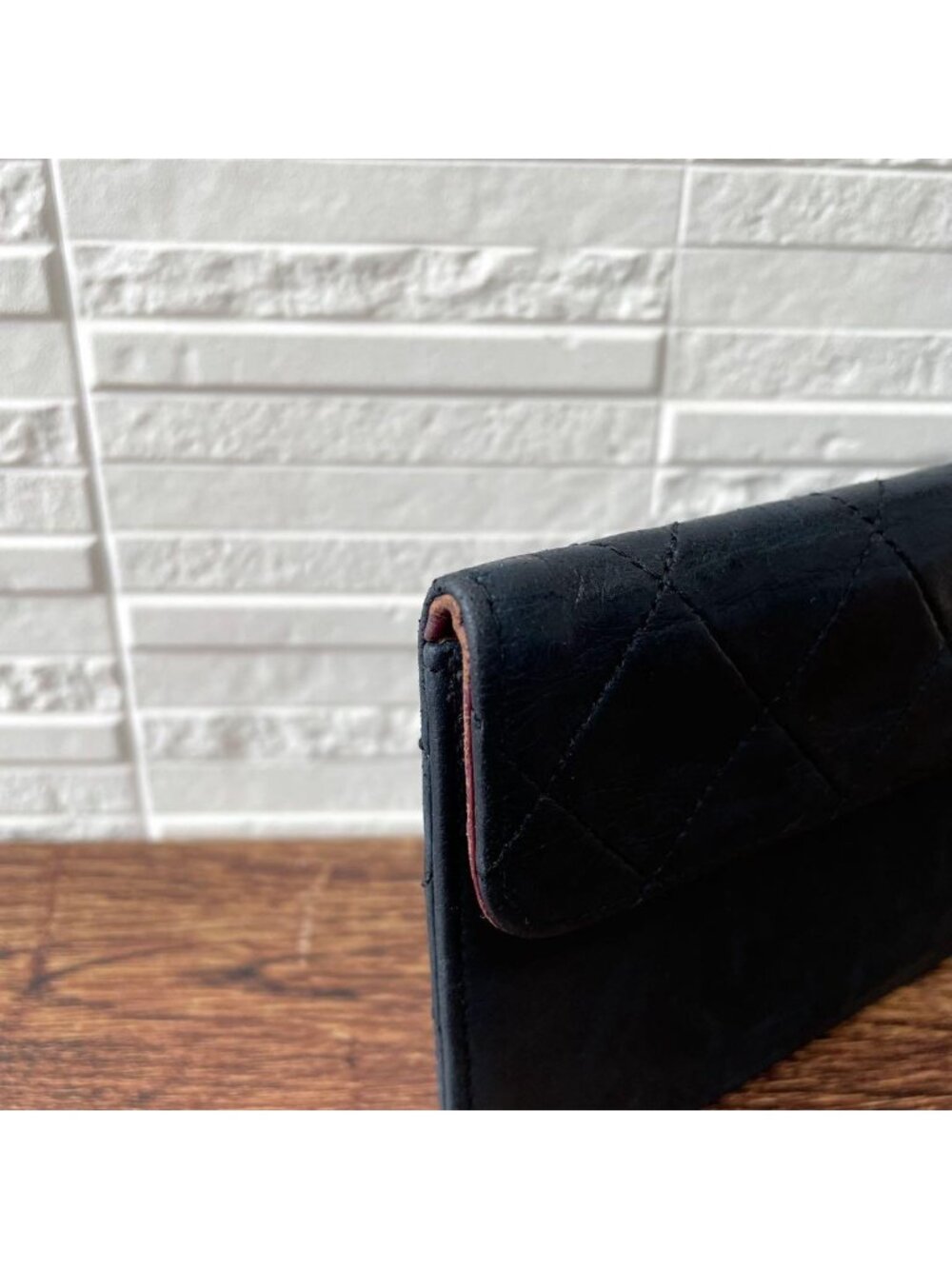 Chanel Quilted Lambskin Pouch CC Logo Black - Picture 5 of 10